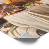 Carl Bloch in een Romeinse osterie Poster (Hoek)