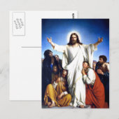 Carl Bloch kunstwerk, Christus Colsulator Briefkaart (Voorkant / Achterkant)