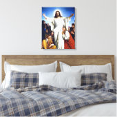 Carl Bloch kunstwerk, Christus Colsulator Canvas Afdruk (Insitu (Slaapkamer))