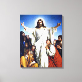 Carl Bloch kunstwerk, Christus Colsulator Canvas Afdruk