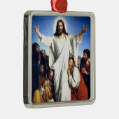 Carl Bloch kunstwerk, Christus Consolator Metalen Ornament (Rechts)
