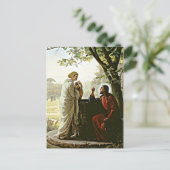 Carl Bloch over het schilderij The Well Briefkaart (Staand voorkant)