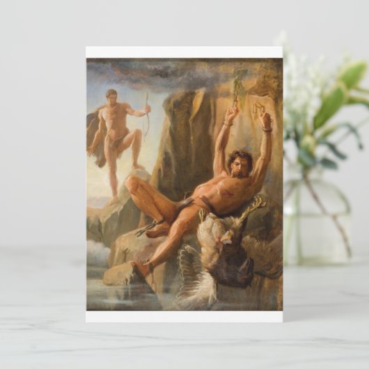 Carl Bloch - Prometheus' Befreiung Kaart (Staand voorkant)