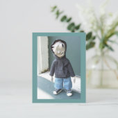 Carl de Alien Briefkaart (Staand voorkant)