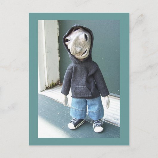 Carl de Alien Briefkaart (Voorkant)