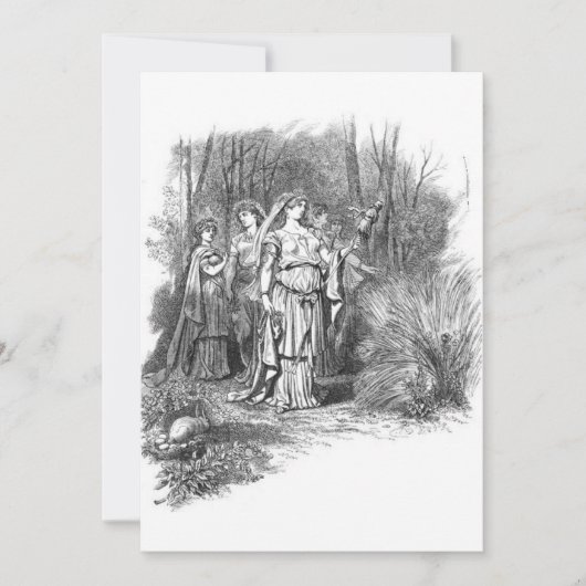 Carl Emil Doepler - Frigg as Ostara Kaart (Voorkant)