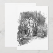 Carl Emil Doepler - Frigg as Ostara Kaart (Voorkant / Achterkant)