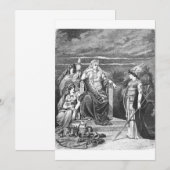 Carl Emil Doepler - Frigg en haar aanhangers Kaart (Voorkant / Achterkant)