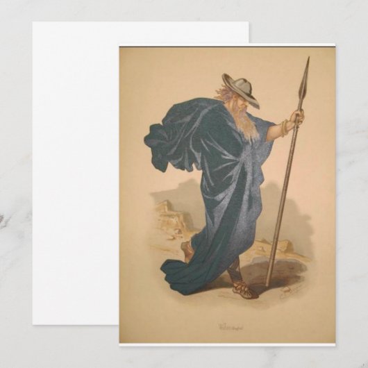 Carl Emil Doepler - ODIN Kaart (Voorkant / Achterkant)