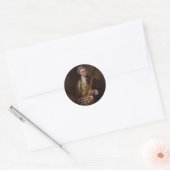 Carl Friedrich Abel Ronde Sticker (Envelop)
