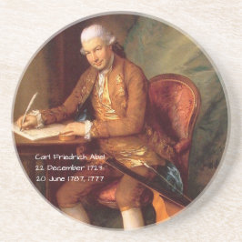 Carl Friedrich Abel Zandsteen Onderzetter