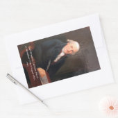 Carl Friedrich Christelijk Fasch 1790 Rechthoekige Sticker (Envelop)