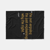 Carl Gift Quote Grappige Verjaardag Gepersonalisee Fleece Deken (Voorkant (Horizontaal))