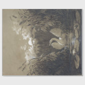 Carl Gustav Carus A Swan onder de riffen Cadeaupapier (Vlak)