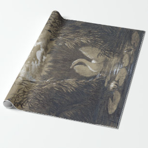 Carl Gustav Carus A Swan onder de riffen Cadeaupapier