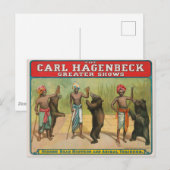  Carl Hagenbeck Circus-Poster Briefkaart (Voorkant / Achterkant)