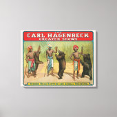 Carl Hagenbeck Circus-Poster Canvas Afdruk (Voorkant)