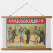 Carl Hagenbeck Circus-Poster Hangend Wandkleed (Voorkant)