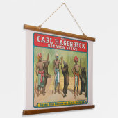 Carl Hagenbeck Circus-Poster Hangend Wandkleed (Gebogen)