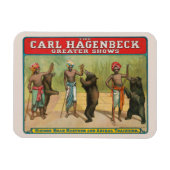  Carl Hagenbeck Circus-Poster Magneet (Horizontaal)