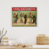  Carl Hagenbeck Circus-Poster Poster (Keuken)