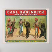 Carl Hagenbeck Circus-Poster Poster (Voorkant)