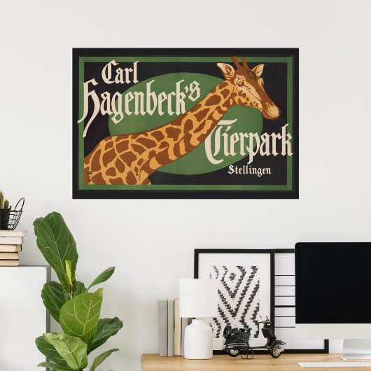  Carl Hagenbeck's Tierpark Circus Poster (Thuiskantoor)