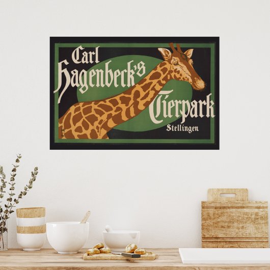 Carl Hagenbeck's Tierpark Circus Poster (Keuken)
