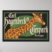 Carl Hagenbeck's Tierpark Circus Poster (Voorkant)