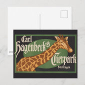  Carl Hagenbeck's Tierpark Circus Poster Briefkaart (Voorkant / Achterkant)