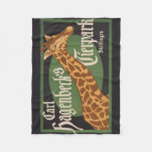  Carl Hagenbeck's Tierpark Circus Poster Fleece Deken (Voorkant)