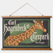  Carl Hagenbeck's Tierpark Circus Poster Hangend Wandkleed (Voorkant)
