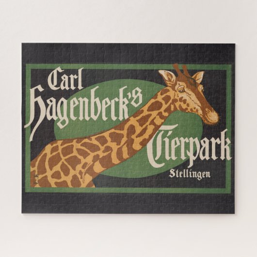 Carl Hagenbeck's Tierpark Circus Poster Legpuzzel (Horizontaal)