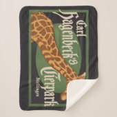 Carl Hagenbeck's Tierpark Circus Poster Sherpa Deken (Voorkant)