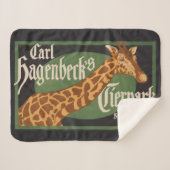  Carl Hagenbeck's Tierpark Circus Poster Sherpa Deken (Voorkant (horizontaal))