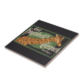  Carl Hagenbeck's Tierpark Circus Poster Tegeltje (Zijkant)