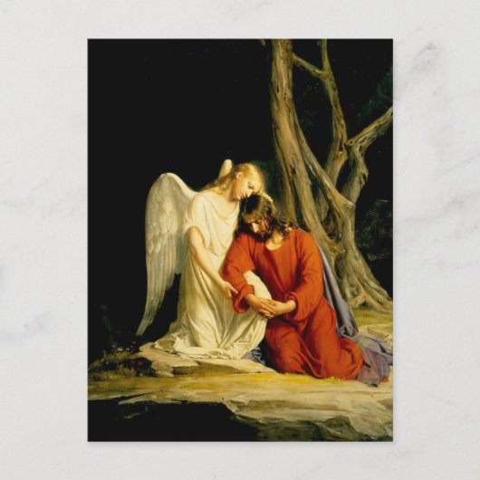 Carl Heinrich Bloch - Gethsemane Briefkaart (Voorkant)