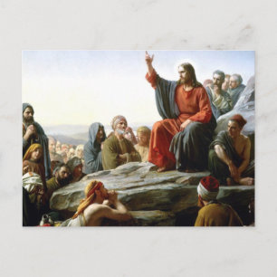 Carl Heinrich Bloch - Sermon op de berg Briefkaart