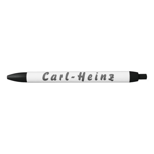 Carl-Heinz Kugelschreiber Zwarte Inkt Pen (Voorkant)
