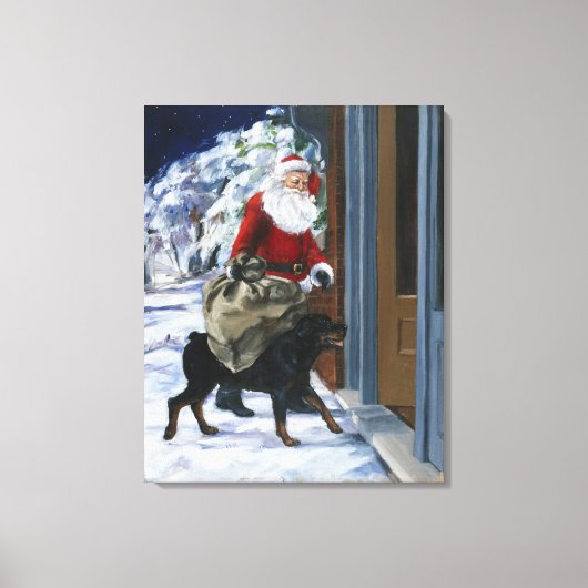 Carl Helping Santa Claus uit (b) Canvas Afdruk (Voorkant)