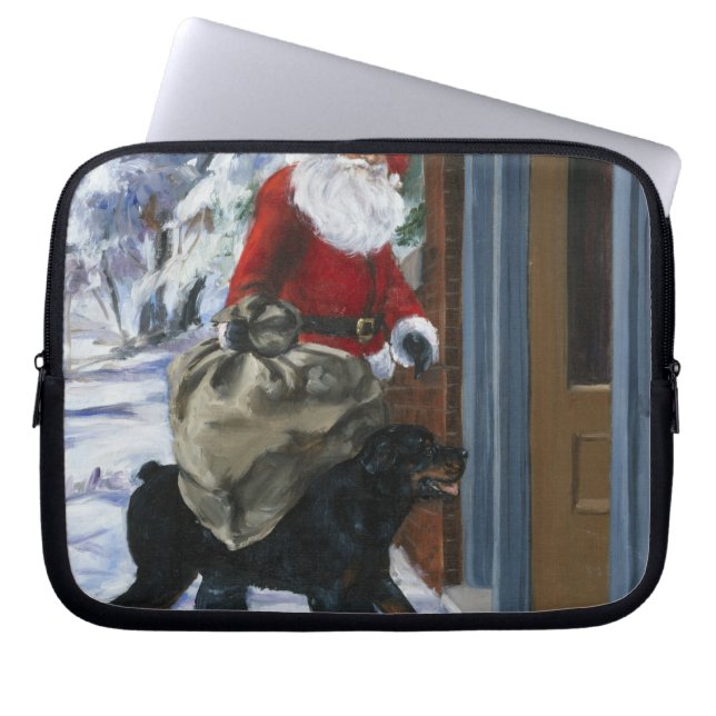 Carl Helping Santa Claus uit (b) Laptop Sleeve (Voorkant)