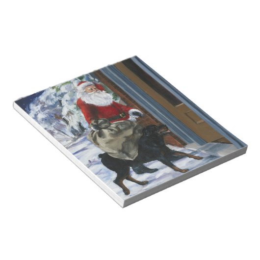 Carl Helping Santa Claus uit (b) Notitieblok (Schuin)