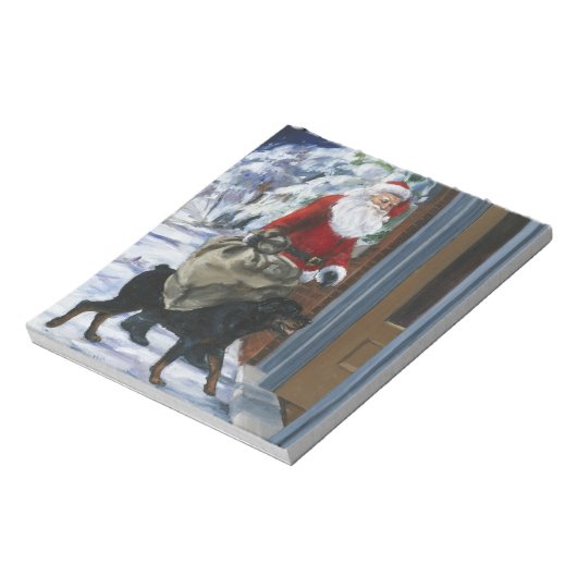 Carl Helping Santa Claus uit (b) Notitieblok (Linkerzijde)