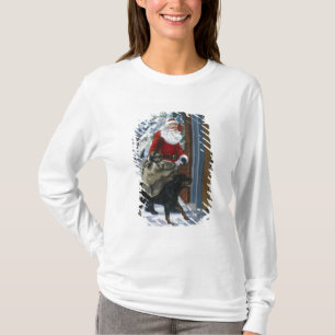 Carl Helping Santa Claus uit (b) T-shirt