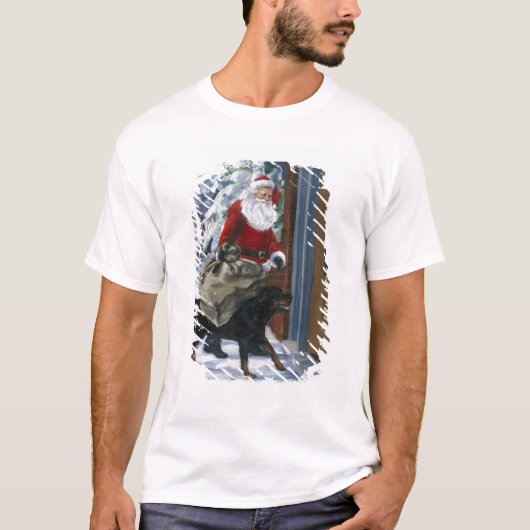 Carl Helping Santa Claus uit (b) T-shirt (Voorkant)