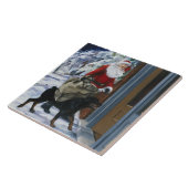 Carl Helping Santa Claus uit (b) Tegeltje (Zijkant)