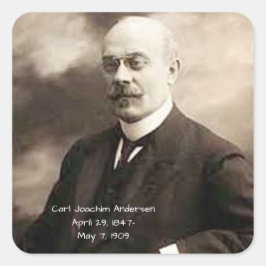 Carl Joachim Anderson Vierkante Sticker