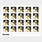 Carl Jung, circa 1935 Vierkante Sticker (Vel)