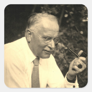 Carl Jung, circa 1935 Vierkante Sticker