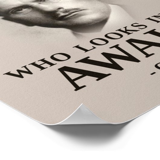 Carl Jung Inspirerend Quote Poster (Hoek)